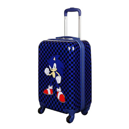 Bioworld Sonic the Hedgehog Modern Weatherproof 20" Rolling Luggage