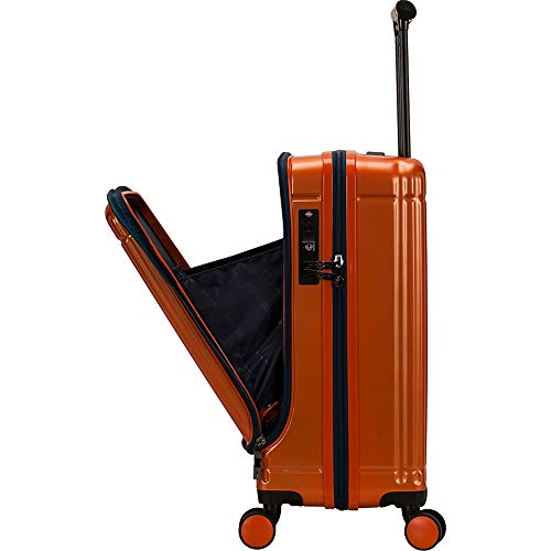 Rockland Tokyo Hardside 19" Laptop Polycarbonate Carry-on Spinner Luggage, Black - color: Black