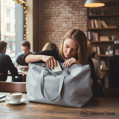 Bobbi Tote | 48L | TOTE-257 Silver - color: The Bobbi Tote (Silver), size: Medium