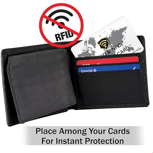 SaiTech IT 5 Pack RFID Blocking Card for Credit Debit ID Card, WM White - color: White WM