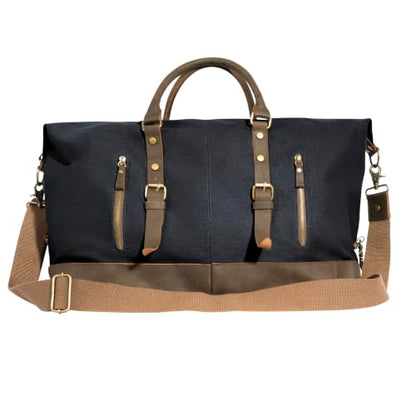 Rothco Extended Weekender Duffle Bag Heavyweight Canvas Travel Bag - color: Black