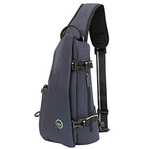 Sling Bag Small Backpack Crossbody Shoulder Bag Sling Pack - color: B-navy