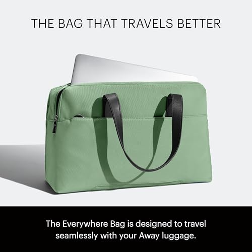 Away The Everywhere Bag, Airline-Approved Carry-On Travel Bag - color: Sea Green