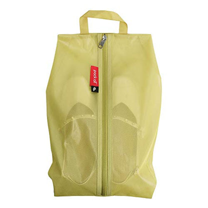 pack all Shoe Bag for Travel, Water-Resistant Shoe Pouch for Sports - color: Mustard, style: 1 Pack
