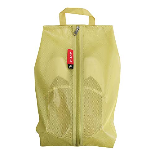 pack all 여행용 신발 가방, 스포츠용 방수 신발 파우치 - color: 머스타드., style: 1팩