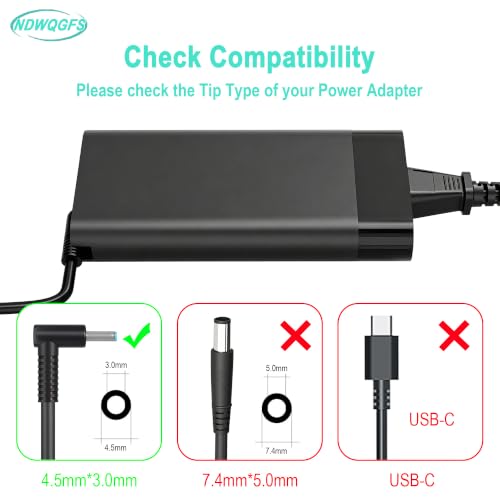280W Charger for HP Omen ZBook Fury ZBook Studio Gaming Laptop - size: 7.2*3.5*1