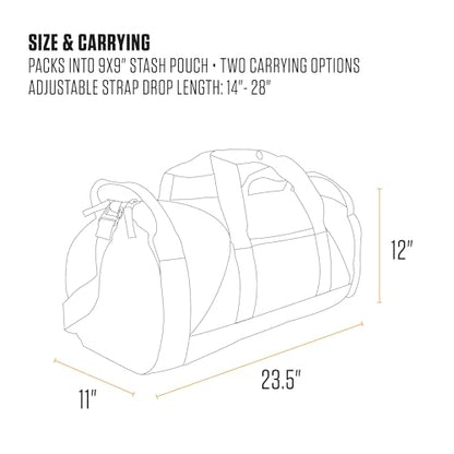 Carhartt Classic 40L Round Duffel Industry Red - color: Industry Red, style: 40l