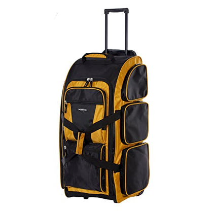 Travelers Club Xpedition 30 Inch Multi-Pocket Upright Rolling Duffel Bag - color: 애로우우드