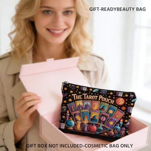 Tarot Card Gifts Makeup Bag Witch Stuff Witchcraft Magical Cosmetic Bags - color: Multicolor 016