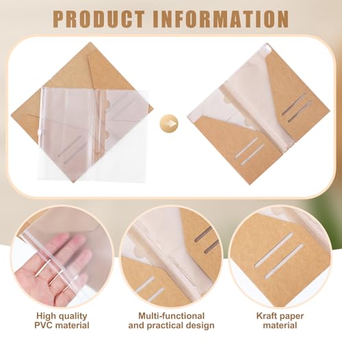 Mooliwe 2 Pack Travelers Journal Notebook Accessories Kit, Personal Size - size: Personal Size