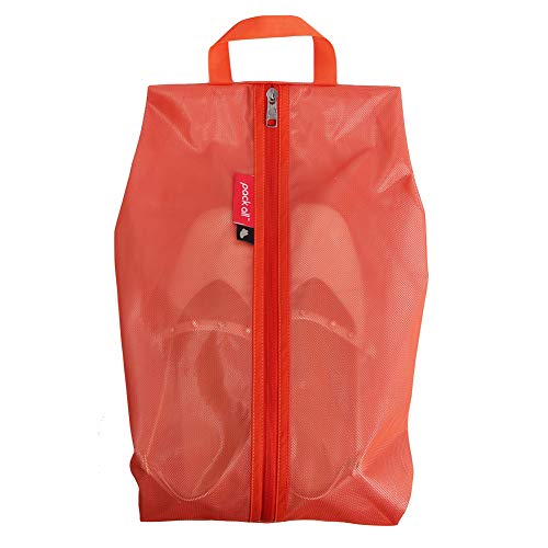 pack all 여행용 신발 가방, 스포츠용 방수 신발 파우치 - color: 주황색., style: 1팩
