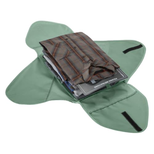 Eagle Creek Pack-It Reveal Garment Folder, Large, Willow Green | Travel Garment Bag with Compression Wings to Maximize Luggage Space, Convenient Top Handle, Quick-Drying Material - color: Green