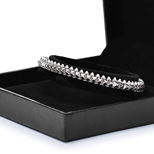 Oirlv Black Bracelet/Bangle Box, Jewelry Display Case for Anniversary - color: Bracelet box