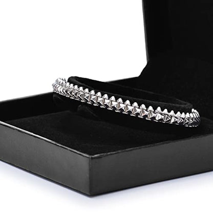 Oirlv Black Bracelet/Bangle Box, Jewelry Display Case for Anniversary - color: Bracelet box