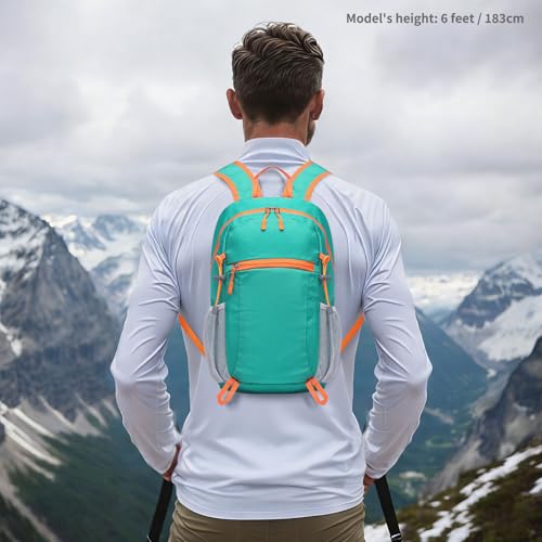 20L Small Hiking Backpack for Women Men Packable Daypack Lake Blue - color: Lake Blue, size: 20L