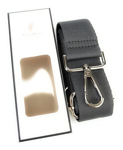Purse Strap Replacement for Crossbody Bags & Handbags - color: Gray, size: 1-1/2 Inch Wide
