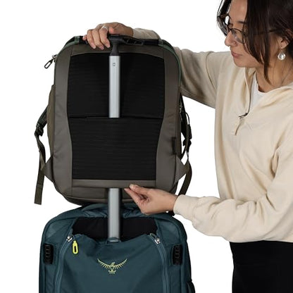 Osprey Transporter 26+6 여행용 팩, 블루 OS - color: Blue Flame.