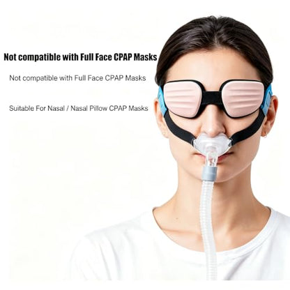 Pink Sleep Mask for Women, 3D Blackout Sleep Mask with Adjustable Eye Cups - color: Pink