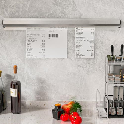 Restaurant Ticket Rack - 24 Inch, 2 Pcs (Check, Order Receipt Holder) for Commercial Kitchen, Cafes, Pubs, Bars - size: 24 Inch