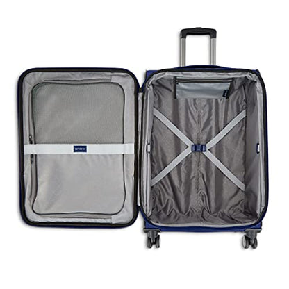Samsonite Ascella 3.0 Softside Expandable Luggage with Spinners, Light Plum, 2PC SET (Carry-on/Medium) - color: Sapphire Blue, size: 2-Piece Set (Carry-on/Medium)
