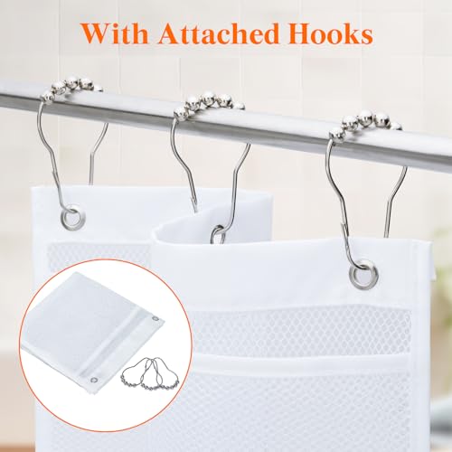 Lifewit Mesh Shower Caddy, 9 Pockets Hanging Bathroom Organizer, 1 Pack - size: 14" x 34"