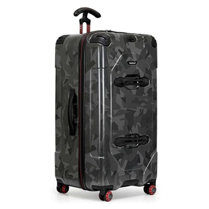 Traveler's Choice Maxporter II Polycarbonate Hardside Trunk with Spinner Wheels, Gray Camo, 31-Inch Large Trunk - color: Gray Camo, size: 31-inch Large Trunk