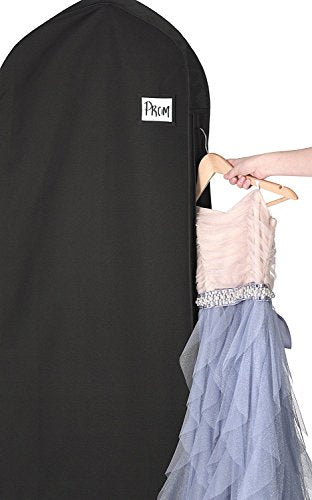 Whitmor Deluxe Dress Garment Bag, 48" Heavy Duty 3" Gusset, 3 Pack Black - color: 22''X48'' Black