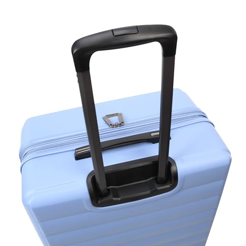 TRIPS EON 28-Inch Lightweight Durable Hardside 8-Wheel Spinner Checked Suitcase Size Luggage, Ashleigh Blue - color: Ashleigh Blue, size: LARGE CHECKED