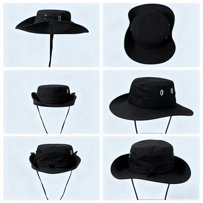 levayhill 16L Small Lightweight Foldable Backpack Sun Hats Travel, Black - color: Black