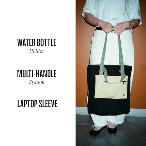 Thread Wallets Utility Tote – Large Travel Tote with Multi-Pocket Design, Laptop Compartment & Work Bag for Women (Ranger) - color: Ranger