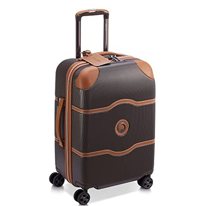 DELSEY PARIS Chatelet Air 2.0, Carry-On and Backpack, Chocolate Brown - color: Chocolate Brown, size: 2 Piece Set (20/Backpack)