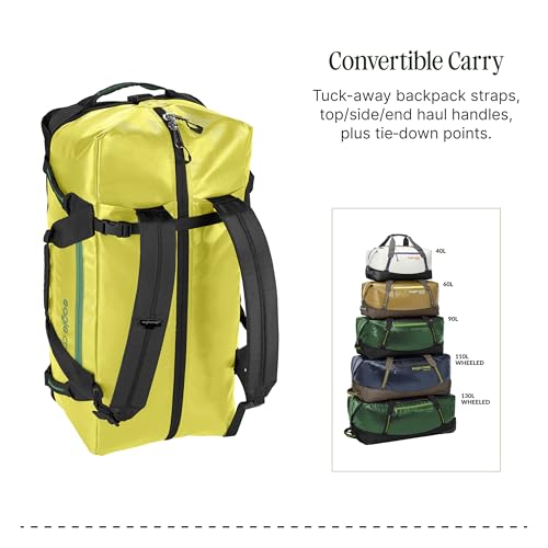 Eagle Creek Migrate 60L Duffel Bag, Electric Yellow - color: Yellow
