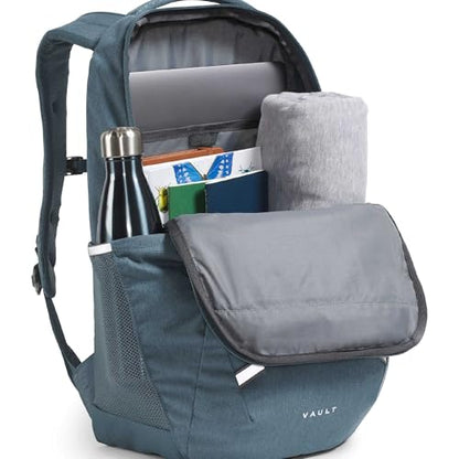 The North Face Women's Vault Everyday Backpack, Grnte Gy Lt Hth/Frst Gy, OS - color: Granite Grey Light Heather/Frost Grey