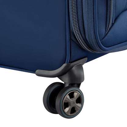 DELSEY PARIS Cruise 3.0, 28 Inch Checked Softside Luggage, Deep Sea Navy - color: Deep Sea Navy, size: Checked-Large 28 Inch
