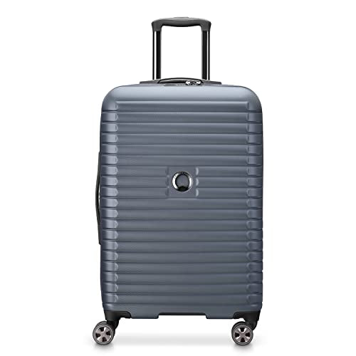 DELSEY PARIS Cruise 3.0, 24 Inch Checked-Medium Luggage, Graphite - color: Graphite, size: Checked-Medium 24 Inch