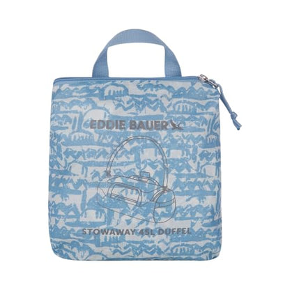 Eddie Bauer Stowaway Packable Duffel Bag, 45L, Blue Frog - color: Blue Frog