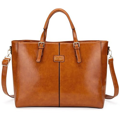 Badgley Mischka Julia 24L Vegan Leather Weekender Duffel Bag - color: Brown