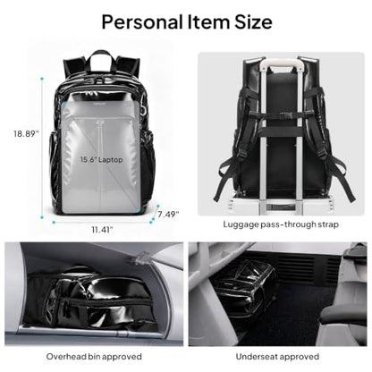TOPEAST Basketball Backpack Sports Bag with Shoe Compartment & Ball Holder - color: Black