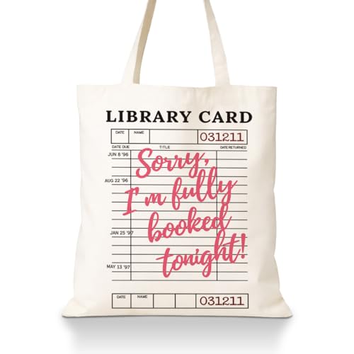 Book Lover Tote Bag with Funny Reading Quote Bag - color: Book 03