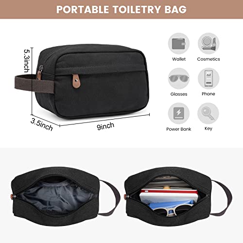 Sucipi Canvas Duffel Bag for Men, Expandable Weekend Overnight travel bags - color: Black