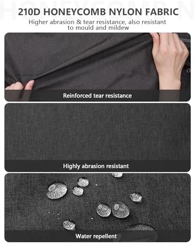 Gonex 60L Foldable Travel Duffle Bag with Shoe Compartment, Lightweight - color: Dark Grey, size: 60L