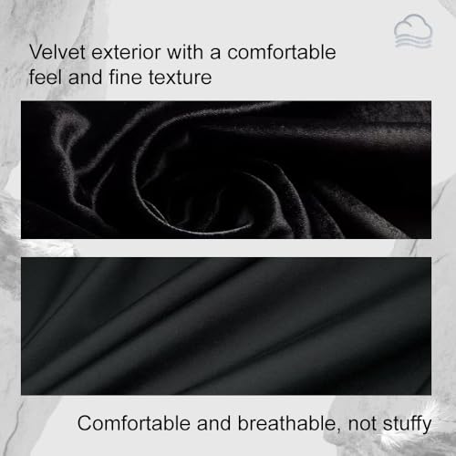 Joythink Weighted Eye Masks Bluetooth Sleep Mask Headphones Silk Wireless Bluetooth Headband for Side Sleepers Blackout for Airplane Travel Men Women Black - color: Black