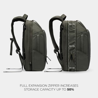 NOMATIC 20L Travel Pack - Travel Backpack For Men and Women - Olive - color: Olive, size: 20L