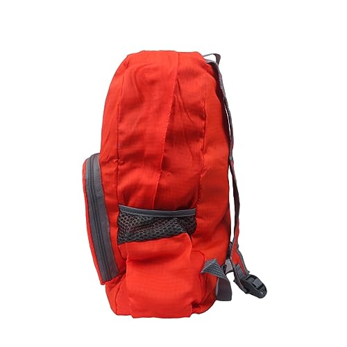 25L Backpack Packable Foldable Ultra Lightweight Water Resistant Durable Camping Outdoor Mountaineering Riding Travel Daypack (Orange)