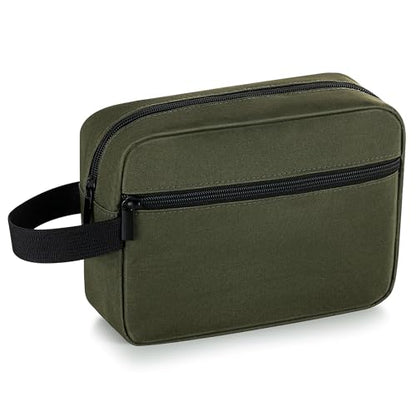 Elviros Hanging Toiletry Bag, Lightweight Dopp Kit, Small, Army Green - color: Army Green, size: Small