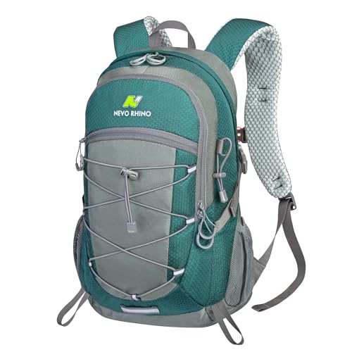 N NEVO RHINO Hiking Backpack,20L Waterproof Hiking Outdoor Daypack - color: Lakeblue