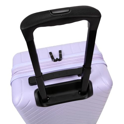 TRIPS RIDGELINE 2-Piece Hardside 8-Wheel Spinner Luggage Set: 20" Carry-On & 28" Checked Suitcase Size Luggage, Lavender - color: Lavender, size: 2PC SET(CARRY ON+ LG CHECK)