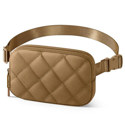 Fanny Pack for Women Men, Waterproof Lightweight Crossbody Bag - color: 7.Brown upgrade