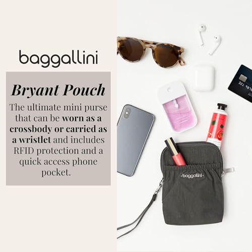 Baggallini RFID Bryant Pouch - color: Charcoal