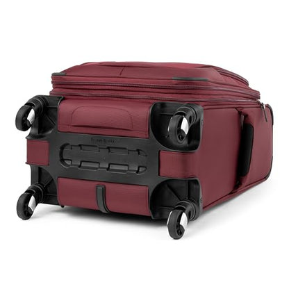 Travelpro Maxlite 5 Softside Carry-On Luggage Spinner, Red, 21-Inch - color: Burgundy, size: Carry-on 21-Inch